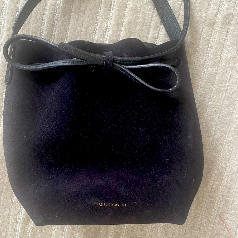 Mansur Gavriel suede crossbody